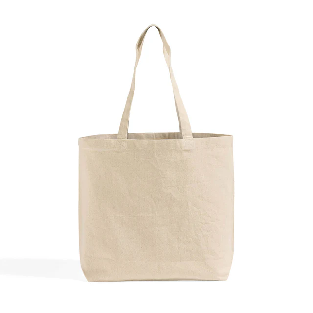 Large Size Value Canvas Tote Bag with Handles